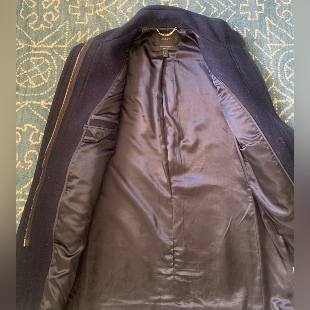 J.Crew Cocoon Italian Stadium Cloth Wool Coat - Picture 4 of 10